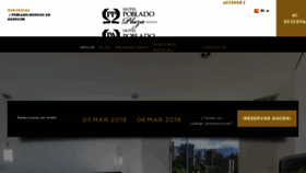 What Pobladohoteles.com website looked like in 2018 (6 years ago)