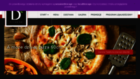 What Pizzadalmacja.pl website looked like in 2018 (6 years ago)