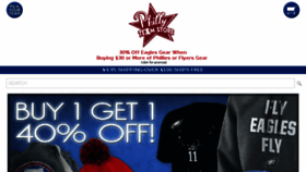 What Phillyteamstore.com website looked like in 2018 (6 years ago)