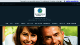 What Pondfielddental.com website looked like in 2018 (6 years ago)