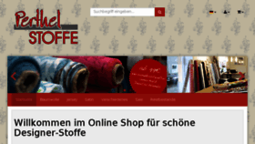 What Perthel-stoffe.de website looked like in 2018 (6 years ago)