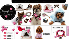 What Puppylovecouture.com website looked like in 2018 (6 years ago)