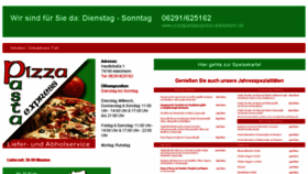 What Pizzapastaexpress-adelsheim.de website looked like in 2018 (6 years ago)
