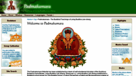 What Padmakumara.org website looked like in 2018 (6 years ago)