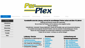 What Per-plex.de website looked like in 2018 (6 years ago)