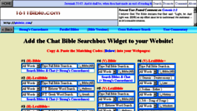 What Pbible.com website looked like in 2018 (6 years ago)