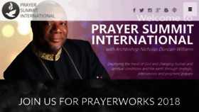 What Prayersummitinternational.org website looked like in 2018 (6 years ago)