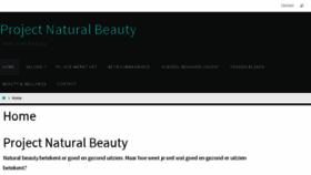 What Projectnaturalbeauty.nl website looked like in 2018 (6 years ago)