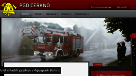 What Pgd-cerkno.si website looked like in 2018 (6 years ago)