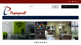 What Peepingwall.com website looked like in 2018 (6 years ago)