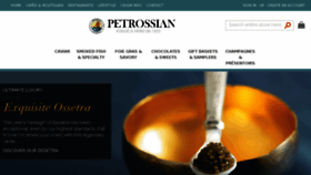 What Petrossian.com website looked like in 2018 (6 years ago)