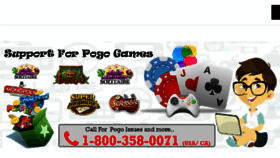 What Pogo-support-number.com website looked like in 2018 (6 years ago)
