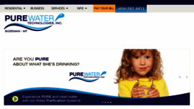What Purewatertechnologies.com website looked like in 2018 (6 years ago)