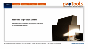 What Pv-tools.de website looked like in 2018 (6 years ago)