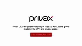 What Privax.us website looked like in 2018 (6 years ago)