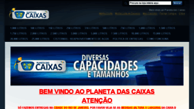 What Planetadascaixas.com.br website looked like in 2018 (6 years ago)