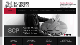 What Pfp-huissiers-92.fr website looked like in 2018 (6 years ago)