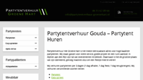 What Partytentverhuur-groenehart.nl website looked like in 2018 (6 years ago)