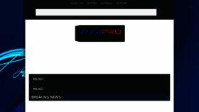 What Ps4pro.eu website looked like in 2018 (6 years ago)
