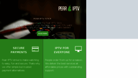 What Peariptv.com website looked like in 2018 (6 years ago)