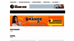 What Portalgranderede.com.br website looked like in 2018 (7 years ago)