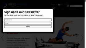 What Pilatesreformersaustralia.com website looked like in 2018 (6 years ago)
