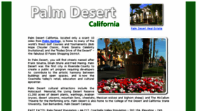 What Palm-desert.com website looked like in 2018 (6 years ago)
