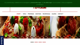 What Pizzeria-pepperoni.pl website looked like in 2018 (6 years ago)