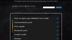 What Prets-en-ligne.com website looked like in 2018 (6 years ago)