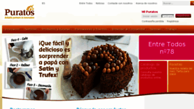 What Puratos.es website looked like in 2018 (6 years ago)
