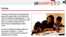 What Piacademy.co.uk website looked like in 2018 (6 years ago)