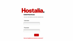 What Panel.hostalia.com website looked like in 2018 (6 years ago)