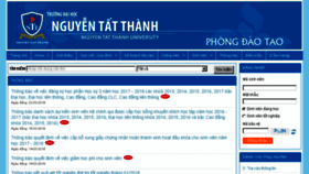 What Phongdaotao2.ntt.edu.vn website looked like in 2018 (6 years ago)
