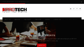 What Protechitjobs.com website looked like in 2018 (6 years ago)