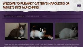 What Purwakycattery.weebly.com website looked like in 2018 (6 years ago)