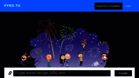 What Pyro.to website looked like in 2018 (7 years ago)