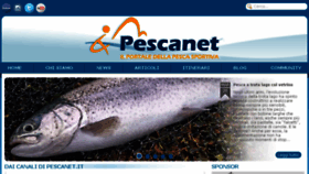 What Pescanet.it website looked like in 2018 (6 years ago)