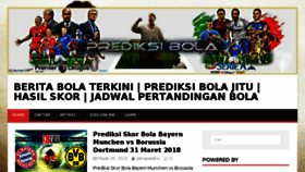 What Prediksibola.asia website looked like in 2018 (6 years ago)