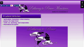 What Pathwaytopeace.net website looked like in 2018 (6 years ago)