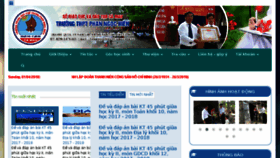What Phanngochien.edu.vn website looked like in 2018 (6 years ago)