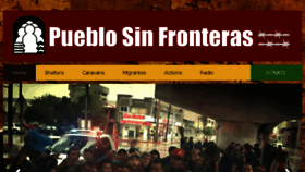 What Pueblosinfronteras.org website looked like in 2018 (6 years ago)