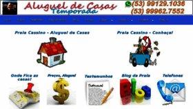 What Praiacassino.com.br website looked like in 2018 (6 years ago)
