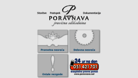 What Poravnava.net website looked like in 2018 (6 years ago)