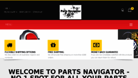 What Partsnavigator.com.au website looked like in 2018 (6 years ago)