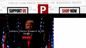 What Populistwire.com website looked like in 2018 (6 years ago)