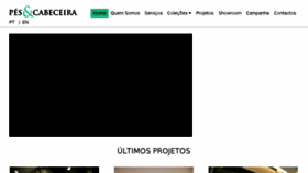 What Pesecabeceira.pt website looked like in 2018 (6 years ago)