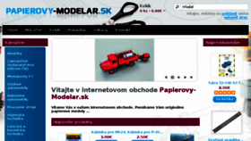 What Papierovy-modelar.sk website looked like in 2018 (6 years ago)