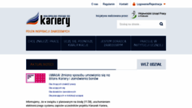 What Pociagdokariery.pl website looked like in 2018 (6 years ago)