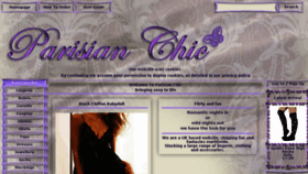 What Parisianchic.co.uk website looked like in 2018 (6 years ago)