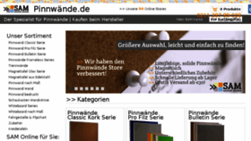 What Pinnwande.de website looked like in 2018 (6 years ago)